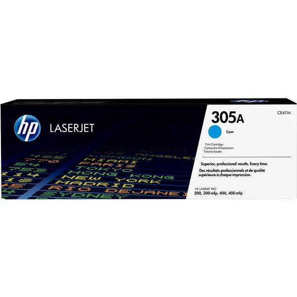 HP CE411A/305A Toner cartridge cyan. 2.6K pages ISO/IEC 19798 for HP L