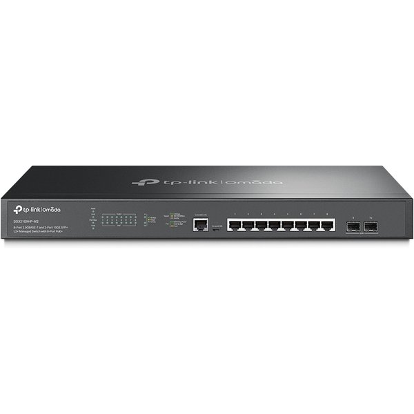TP-Link Omada 8-Port 2.5GBASE-T and 2-Port 10GE SFP+ L2+ Managed Switc