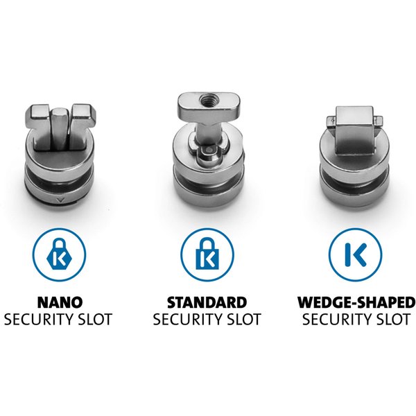 Kensington ClickSafe Universal Slots Security Anchors Kit