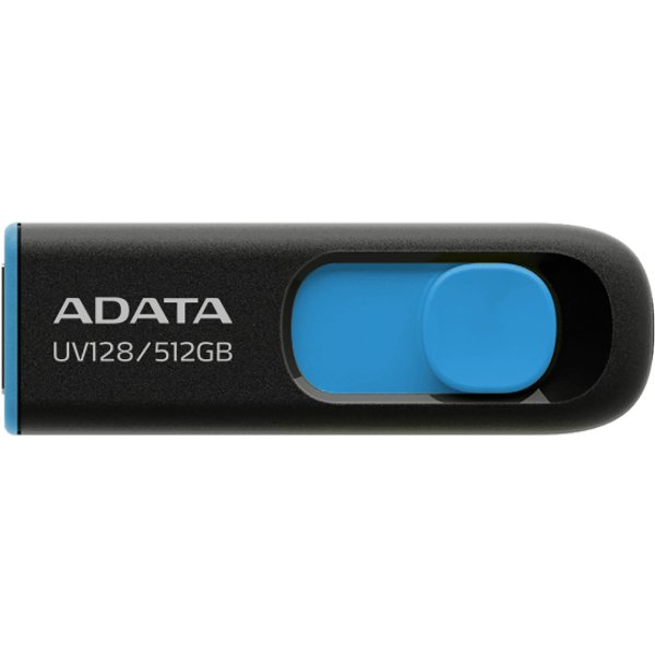 ADATA UV128 USB flash drive 512 GB USB Type-A 3.2 Gen 1 (3.1 Gen 1) Bl