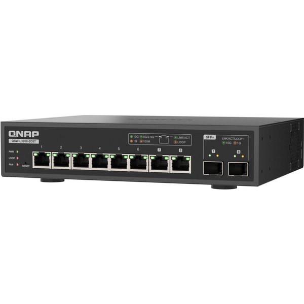 QNAP QSW-L3208-2C6T network switch Managed L2 10G Ethernet (100/1000/1