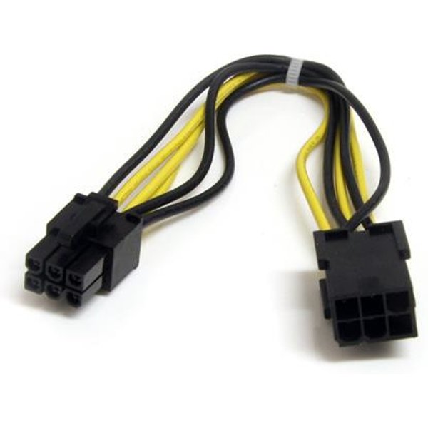 StarTech.com 8in 6 pin PCI Express Power Extension Cable
