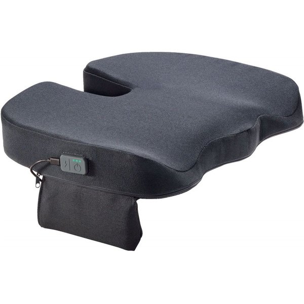 Leitz 51920089 iComfi Heated Ergonomic Seat Cushion Dark Grey