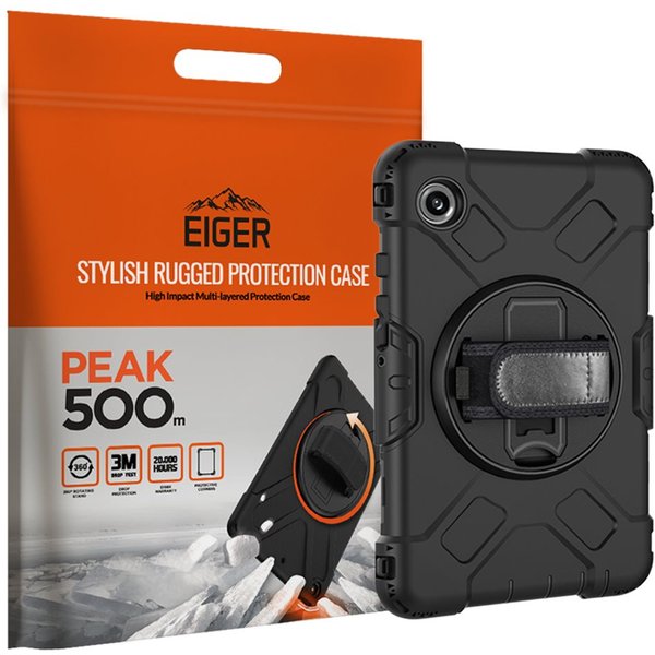 EIGER EGPE00165 tablet case 22.1 cm (8.7") Cover Black