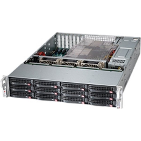 Supermicro SC826BE1C4-R1K23LPB Rack Black 1200 W