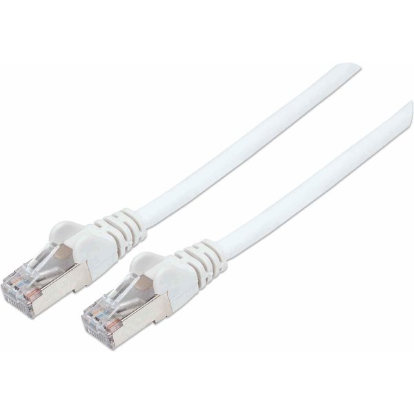 Intellinet Network Patch Cable. Cat7 Cable/Cat6A Plugs. 0.5m. White. C