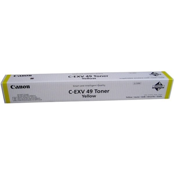 Canon 8527B002/C-EXV49 Toner yellow. 19K pages/5% for Canon IR-C 3320