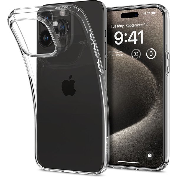 Spigen ACS06557 mobile phone case 17 cm (6.69") Cover Transparent
