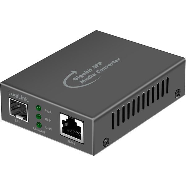 LogiLink NMC001 network media converter 1000 Mbit/s Black