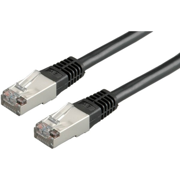 ROLINE FTP Patch Cord Cat.5e. black 0.5 m