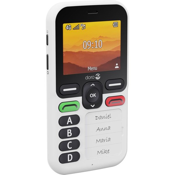 Doro Leva X10 6.1 cm (2.4") 117 g Black. White Senior phone