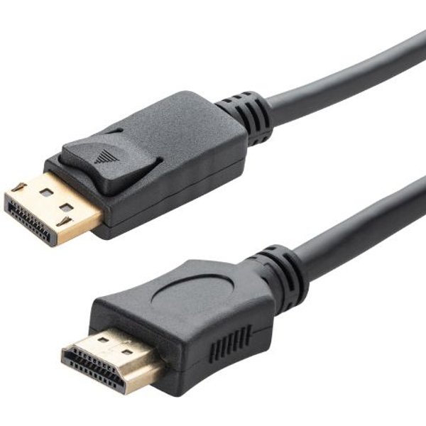 connektgear 1m DisplayPort to HDMI Connector Cable - Male to Male Gold