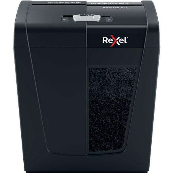 Rexel Secure X10 paper shredder Cross shredding 70 dB Black
