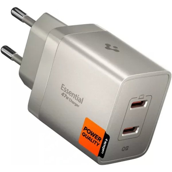 Spigen EE472EU Universal Silver AC Fast charging Indoor