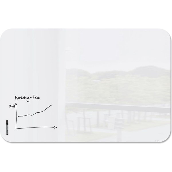 Sigel Artverum Magnetic Glass Board With Rounded Corners 1800x1200mm