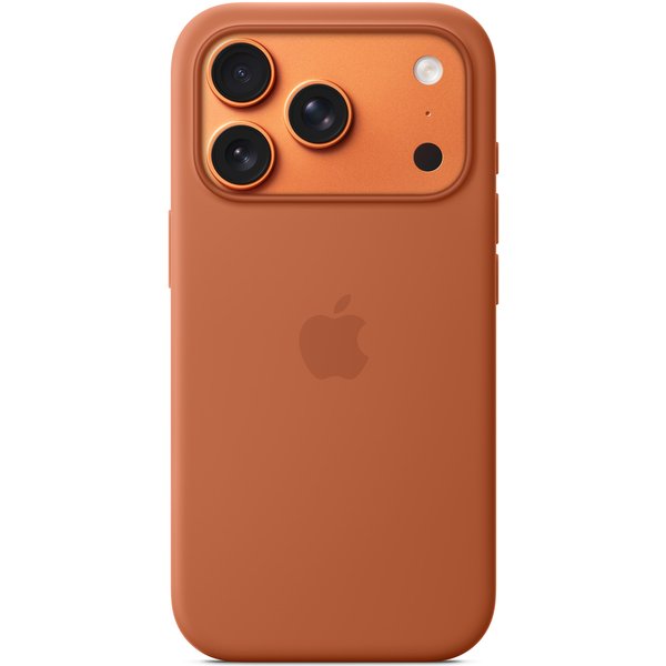 Apple iPhone 17 Pro Silicone Case with MagSafe – Orange
