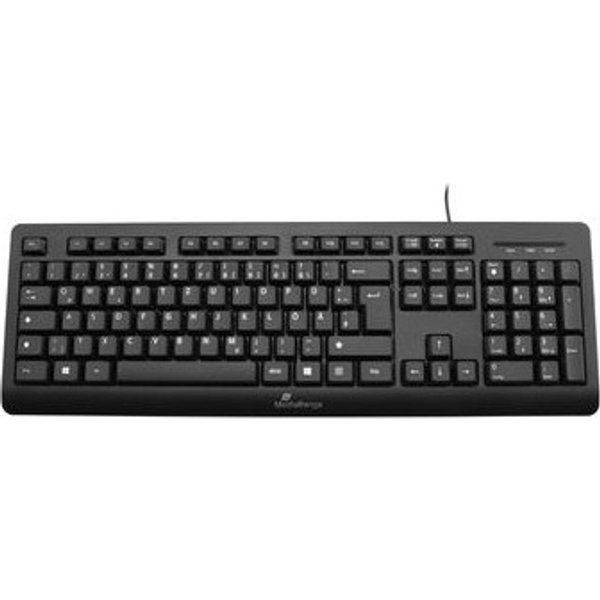 MediaRange MROS109-GR keyboard Home/Office USB QWERTY Greek Black