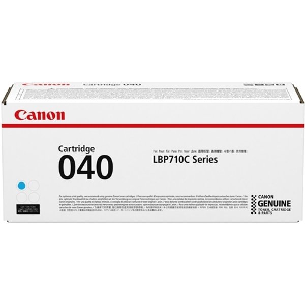 Canon 0458C001/040 Toner cartridge cyan. 5.4K pages ISO/IEC 19798 for