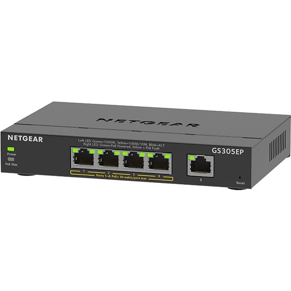 NETGEAR GS305EP Managed L3 Gigabit Ethernet (10/100/1000) Power over E