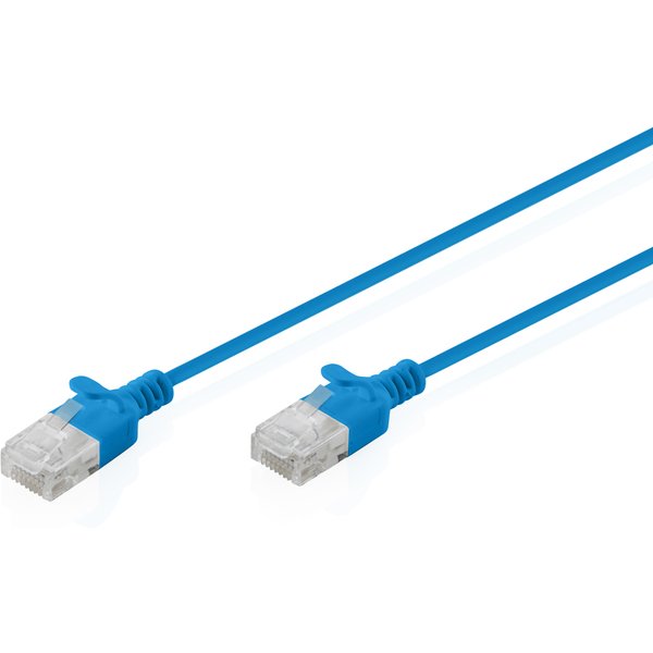 Digitus CAT 6 U-UTP Slim patch cable. 1.5 m. blue