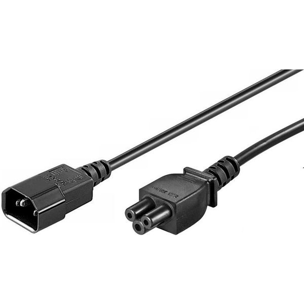 Microconnect PE080610 power cable Black 1 m C14 coupler C5 coupler