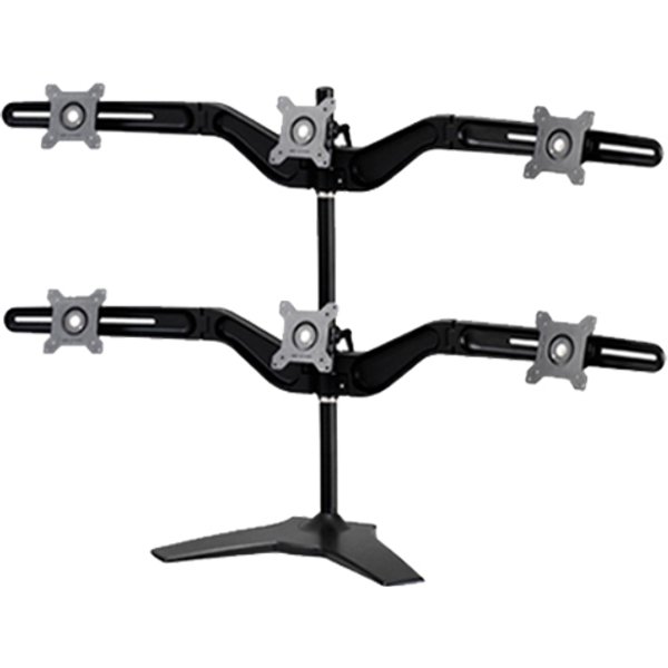 Amer Mounts AMR6S monitor mount / stand 61 cm (24") Black Desk