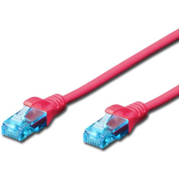 FDL 15M CAT.5e UTP PATCH CABLE- PINK