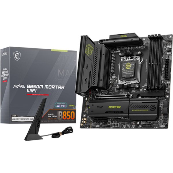 MSI MAG B850M MORTAR WIFI motherboard AMD B850 Socket AM5 micro ATX