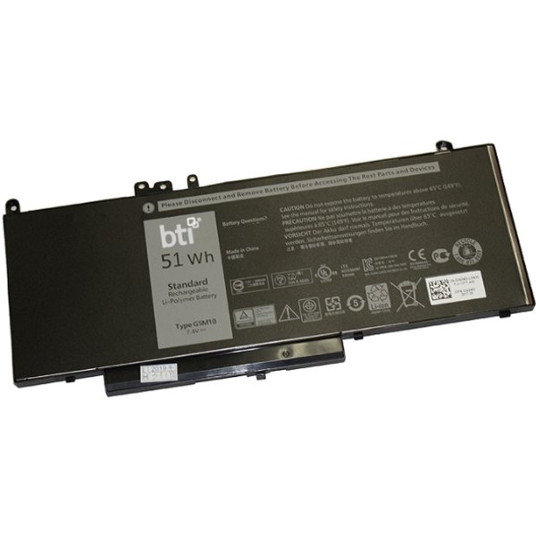 BTI alt to Dell Battery E5450 E5550 4 Cell 51Whr OEM: 7FR5J