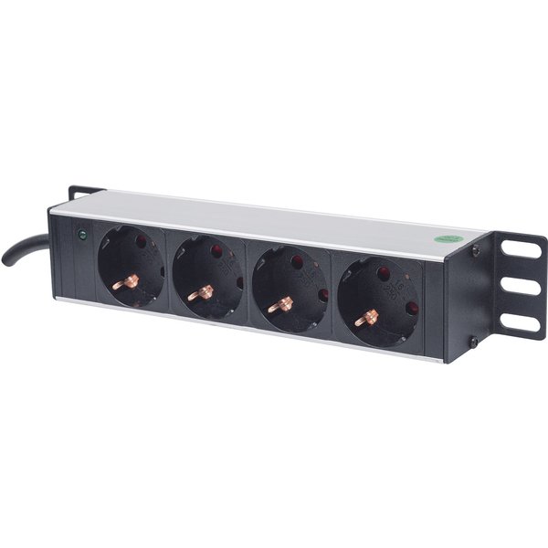 Intellinet 10" 1U Rackmount 4-Output Power Distribution Unit (PDU