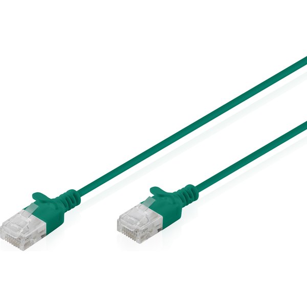 Digitus CAT 6 U-UTP Slim patch cable. 3 m. green