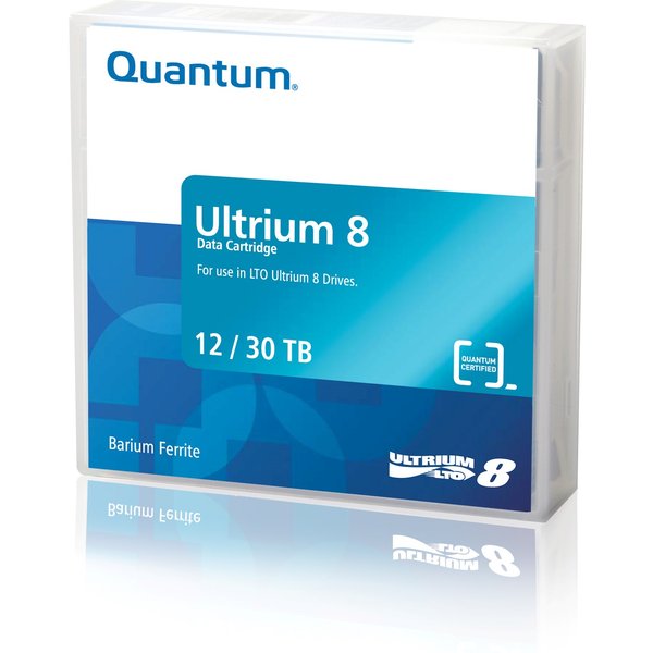 Quantum Ultrium 8 Bar Code Labeled Blank data tape 12 TB LTO 1.26 cm