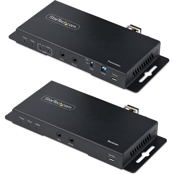 StarTech.com 4K HDMI over Fiber Extender Kit. 4K 60Hz up to 3300ft/1km