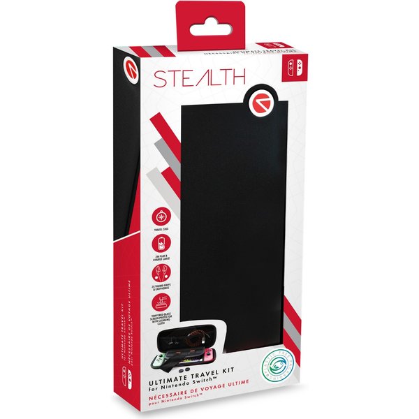 Stealth Ultimate Travel Kit for Nintendo Switch with Case & Charge