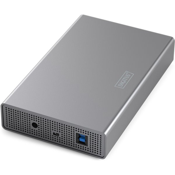Digitus USB 3.0 hard disk enclosure. 3.5". SATA. 16TB. aluminum