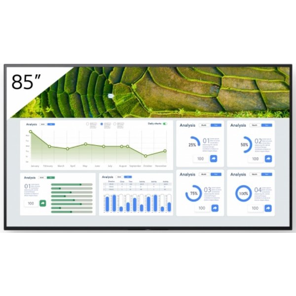 Sony FW-85BZ30L Signage Display Digital signage flat panel 2.16 m (85&