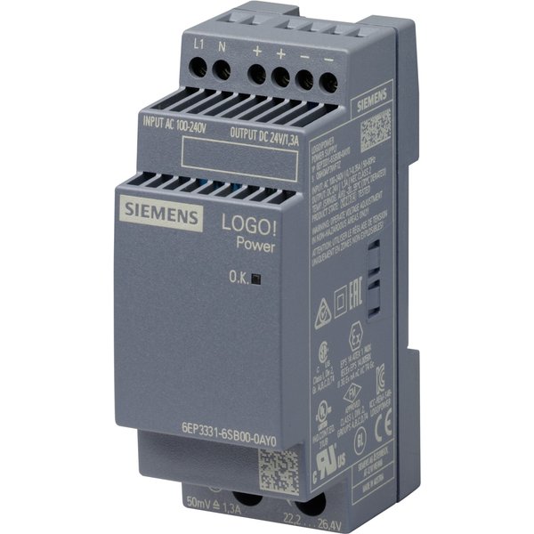 Siemens LOGO!Power/1AC/24VDC/1.3A