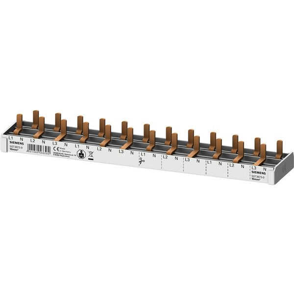Siemens Pin Busbar 10mm2. 3p/N 12xComp 12MW