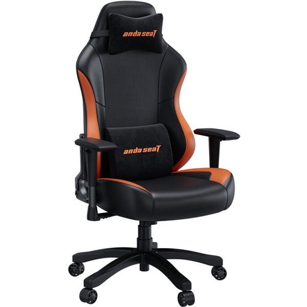 Anda Seat Luna Gaming armchair Padded seat Black. Orange