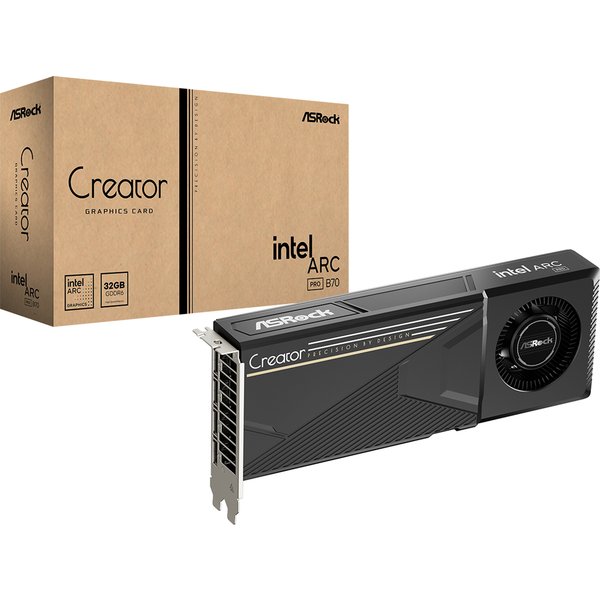 Asrock 90-GA6GZZ-00UANF graphics card Intel Arc Pro B70 32 GB GDDR6