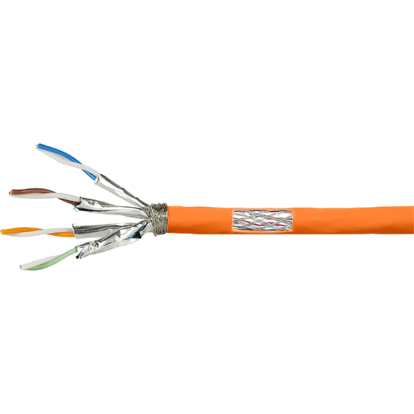 LogiLink Cat.7 600 MHz Installation Cable 23 AWG CCA. S/FTP 100 m. ora