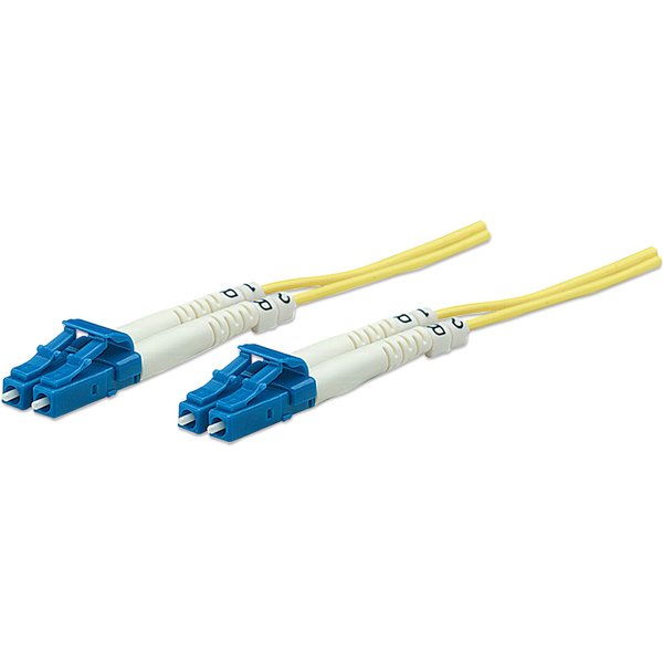 Intellinet Fiber Optic Patch Cable. OS2. LC/LC. 3m. Yellow. Duplex. Si