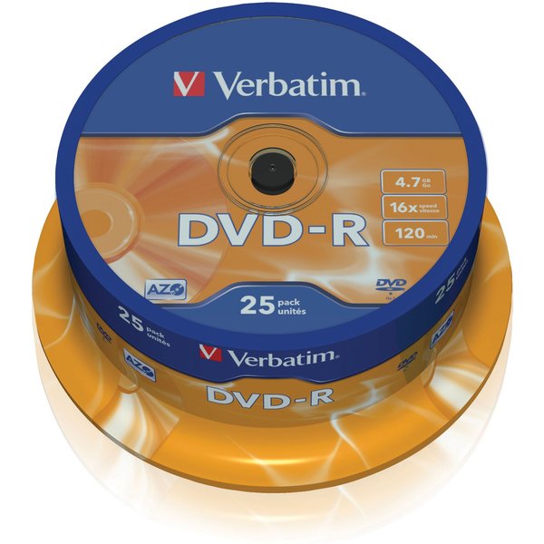 Verbatim 43667 4.7 GB DVD-R 25 pc(s)