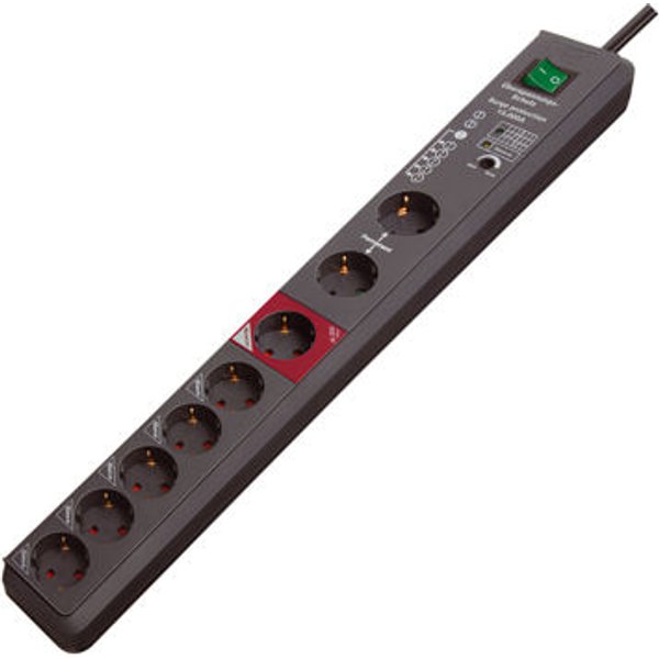 Brennenstuhl 1159490936 power extension 3 m 8 AC outlet(s) Anthracite