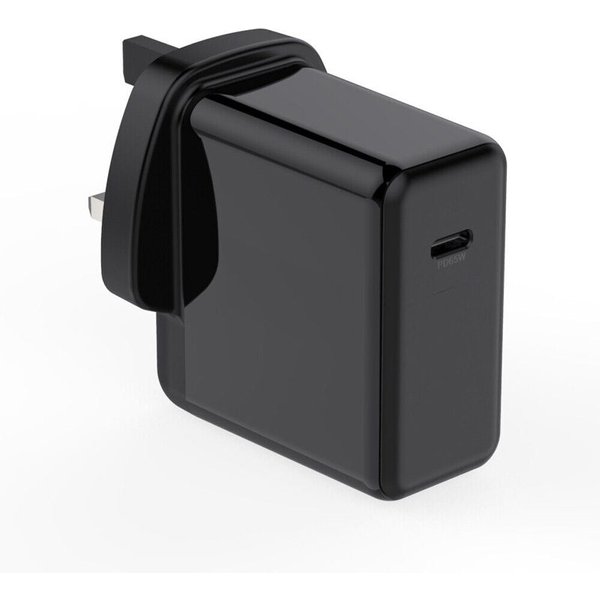 FDL 1 PORT 1 X USB-C PD CHARGER 65W - BLACK