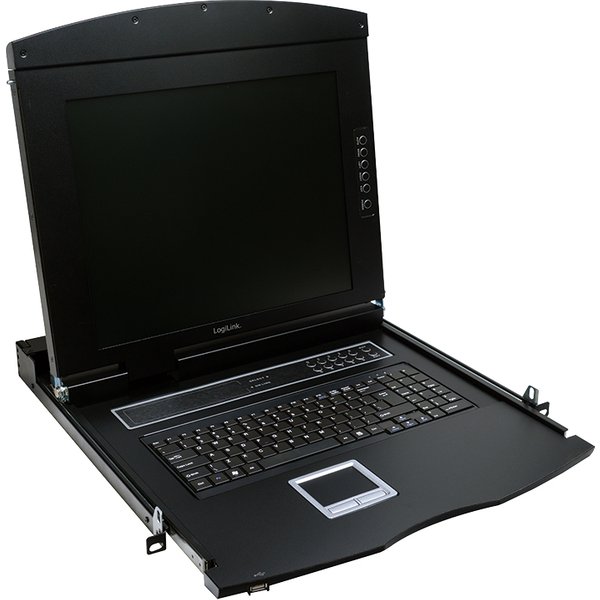 LogiLink LC702GE rack console 43.2 cm (17") 1280 x 1024 pixels Me