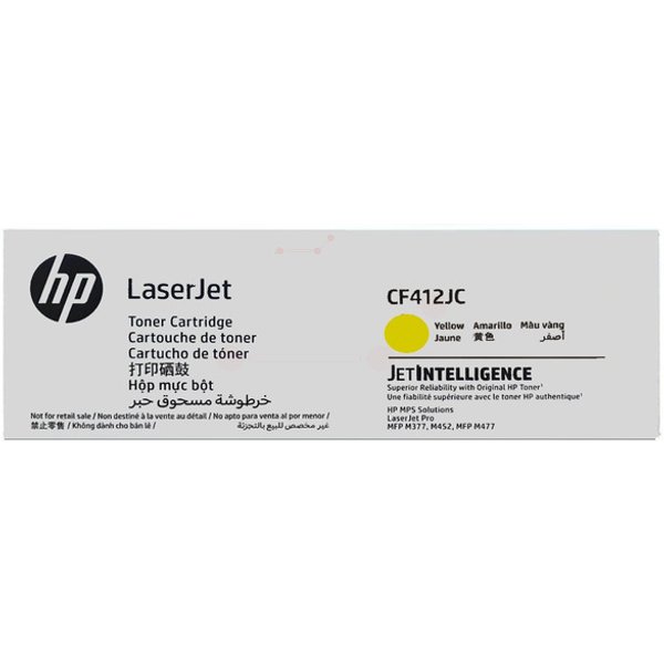 HP CF412JC Toner cartridge yellow Contract. 6K pages ISO/IEC 19798 for