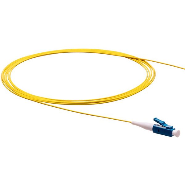 FDL 1M SIMPLEX LC PIGTAIL LEAD - 50/125/900um - OS2 YELLOW
