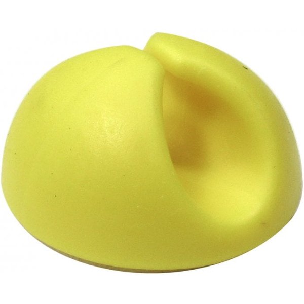 Cables Direct Double Desk Tidy Yellow 20 PK
