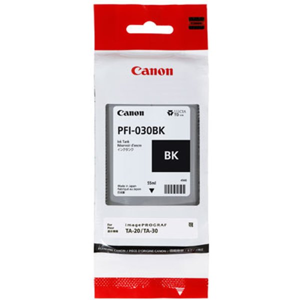 Canon 3489C001/PFI-030BK Ink cartridge black 55ml for Canon IPF TA-20/
